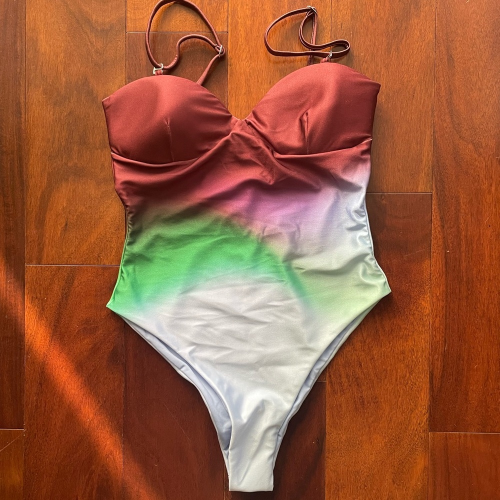 Baobab Collection Multicolor Kids Swim One Piece - Picture 4 of 4